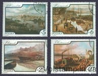 1984 Польша Серия марок (Живопись) Гашеные №2921-2924