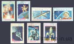 1986 Лаос Серия марок (25 лет космическое путешествие) Гашеные №904-910