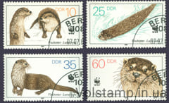 1987 ГДР Серія марок (Фауна) Гашені №3107-3110
