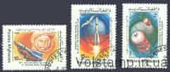1988 Афганистан Серия марок (Годовщина полета) Гашеные №1599-1601