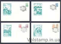 1993 FDC Standard stamps "Poznal Ukraine" (type 1) №45-50