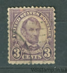 1923 США марка (Личность, Авраам Линкольн, президент) Гашеная №264
