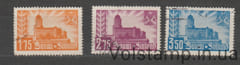 1941 Финляндия серия марок (Архитектура, замки) Гашеные №239-241