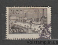 1948 Финляндия марка (Архитектура, Тампере, мост) Гашеный №259