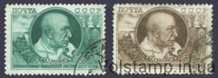1949 серия марок 10 лет со дня смерти академика В. Р. Вильямса (1863-1939) - Гашеные №1305-1306