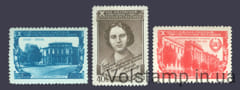 1950 серия марок 10 лет Литовской ССР (образована в июле 1940) - MNH №1459-1461