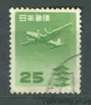 1953 Япония марка (Авиация, самолет) Гашеная №598