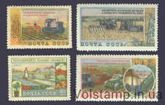 1954 серия марок За подъем сельского хозяйства - MNH №1707-1710