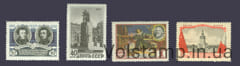 1955 серия марок 10 лет Договору о дружбе между СССР и Польской Народной Республикой - MNH №1718-1721