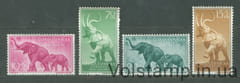 1957 Испанская Гвинея серия марок (Слоны) MNH №334-337