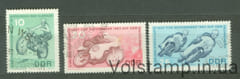 1963 ГДР серия марок (Мотоциклы, спорт) Гашеные №972-974