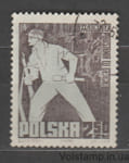 1963 Польша марка (20 лет восстанию в Варшавском гетто, вторая мировая война) Гашеная №1391