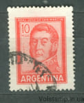 1966 Аргентина марка (Личность, генерал, Хосе Франсиско де Сан-Мартиин) Гашеная №868