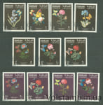 1967 Шарджа серия марок (Флора, цветы, бабочки) Гашеные №364-374A