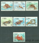 1969 Куба серия марок (Фауна, раки, крабы) Гашеные №1464-1470
