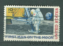 1969 США марка (Космос, первый человек на Луне) Гашеная №990