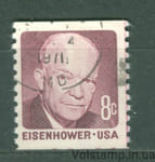 1971 США марка (Личность, Дуайт Дэвид Эйзенхауэр, президент) Гашеная №1032