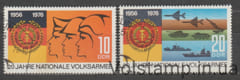 1976 ГДР серия марок (20 лет Национальной народной армии, армия) Гашеные №2116-2117