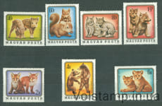 1976 Hungary stamp series (Fauna, Mammals) MNH №3098-3040A