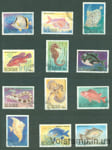 1980 Guinea stamp series (Fauna, fish) Used №871-882