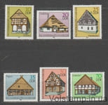 1981 ГДР Серия марок (Фахверковые постройки-II) MNH №2623-2628