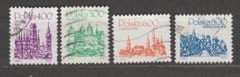 1981 Польша серия марок (Достопримечательности города, здания) Гашеные №2752-2755