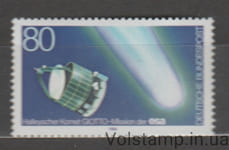 1986 Германия ФРГ марка (Космос, комета Галлея) MNH №1273