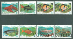 1988 Вьетнам серия марок (Фауна, рыбы) Гашеные №1896-1902