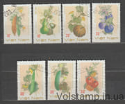 1988 В'єтнам серія марок (Флора, овочі) Гашені №1974-1980
