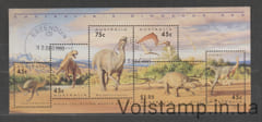 1993 Австралия блок (Динозавры) Гашеный №БЛ15