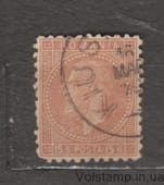 1876 Румунія Марка (Кароль I Румунський) Гашена №46