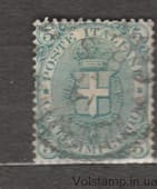 1891 Италия Марка (Герб Савойской империи в овале) Гашеная №60