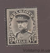 1934 Belgium Stamp (King Albert I (kepi)) MH №376