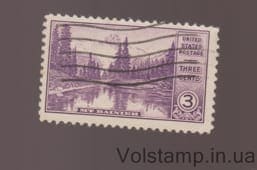 1934 США Марка (Национальный парк Маунт-Рейнир (1899), Вашингтон) Гашеная №366