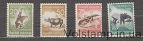 1959 Індонезія Серія марок (Компанія із захисту тварин) MNH №239-242