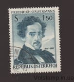 1962 Австрия Марка (Столетие со дня смерти Фридриха Гауэрмана) Гашеная №1110