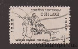 1962 США Марка (Стрелок в битве при Шайло, 1862 год) Гашеная №824