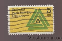 1966 США Марка (Эмблема Службы национальных парков) Гашеная №905
