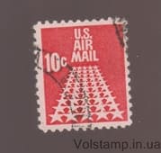 1968 США Марка (50-звездочная взлетно-посадочная полоса) Гашеная №939