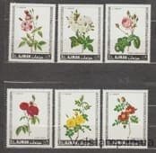 1969 Ajman Series of stamps (Roses) MNH №405-410