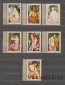 1973 Экваториальная Гвинея Серия марок (Картины Пьера Огюста Ренуара) MNH №208-214