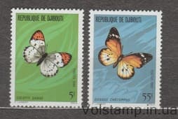 1980 Джибуті Серія марок (Метелики) MNH №268-269