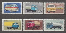 1982 НДР Серія марок (IFA: Комерційний транспорт) MNH №2744-2749