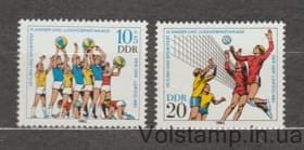 1983 ГДР Серия марок (Фестиваль гимнастики и спорта, детский и юношеский, Лейпциг) MNH №2814-2815