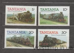 1985 Танзанія Серія марок (Локомотиви залізниць Танзанії) MNH №268-271