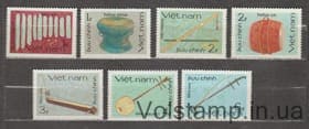 1985 В'єтнам Серія марок (Національні музичні інструменти) MNH №1643-1649