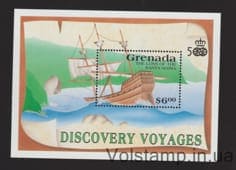 1991 Гренада Блок (Путешествия открытий) MNH №БЛ274