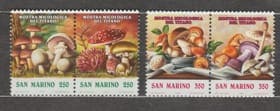 1992 San Marino Series of stamps (Mushrooms) MNH №1516-1519