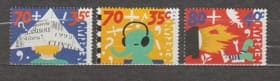 1993 Netherlands Series of stamps (Children's Stamps: The Child and the Media) MNH №1492-1494