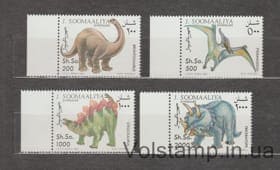 1993 Сомали Серия марок (Доисторические животные) MNH №480-483